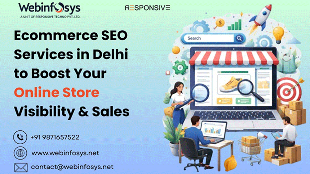Ecommerce SEO Services in Delhi to Boost Your Online Store Visibility & Sales
